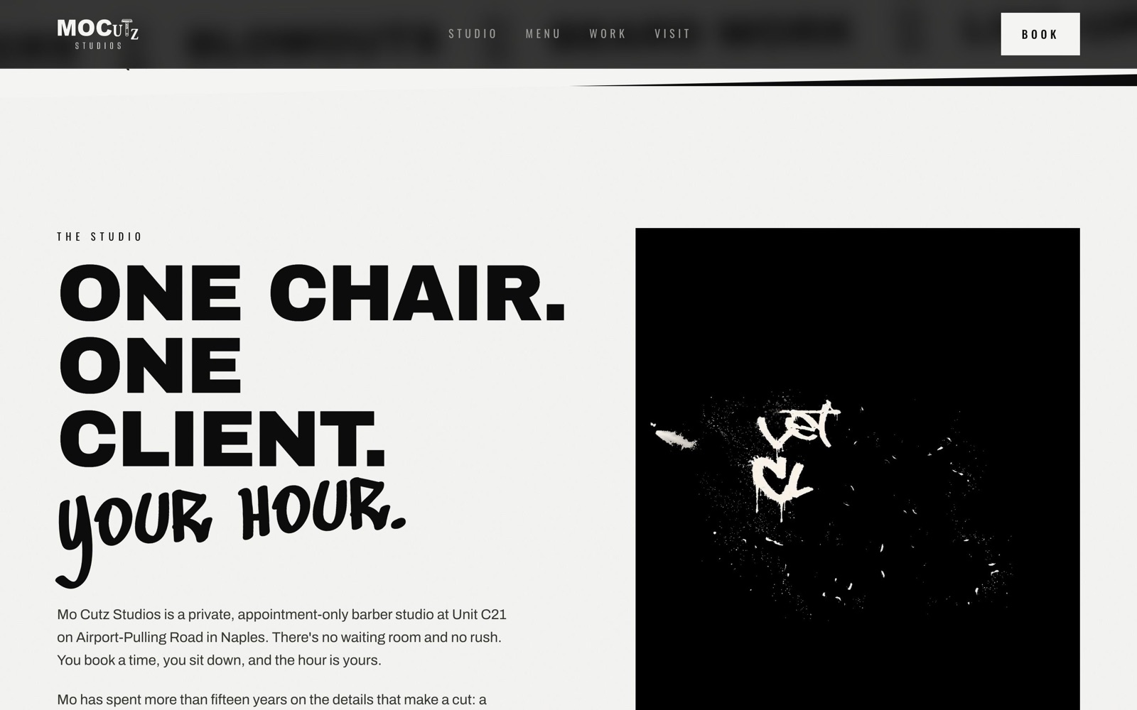 More of the Mo Cutz Studios website